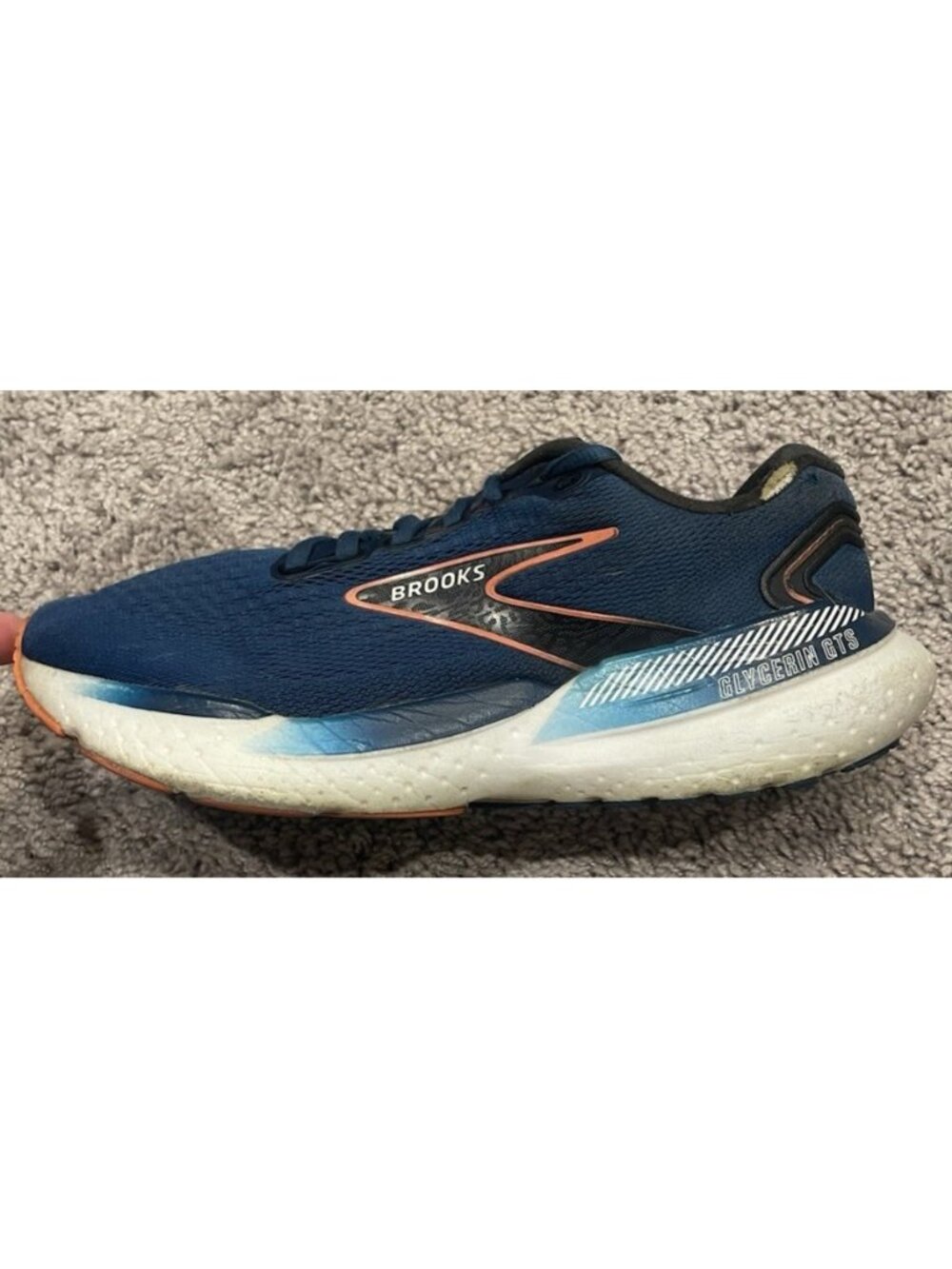 Brooks Glycerin 21 1104191D474 Blue Running Shoes Sneakers Men’s Size 8 D